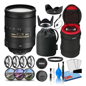 Nikon AF-S 28-300mm f/3.5-5.6G ED VR Lens 2191 Intl Model Bundle