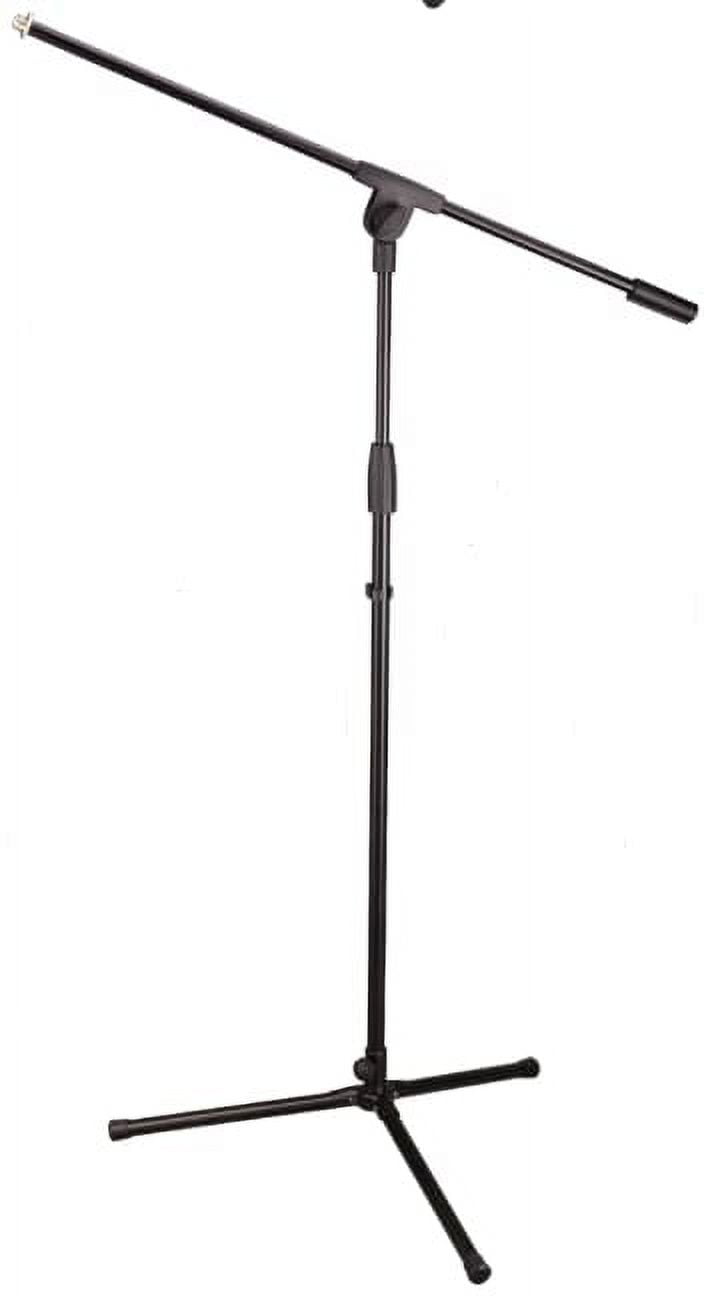 Xpix Tripod Boom Microphone Adjustable Floor Stand - Black