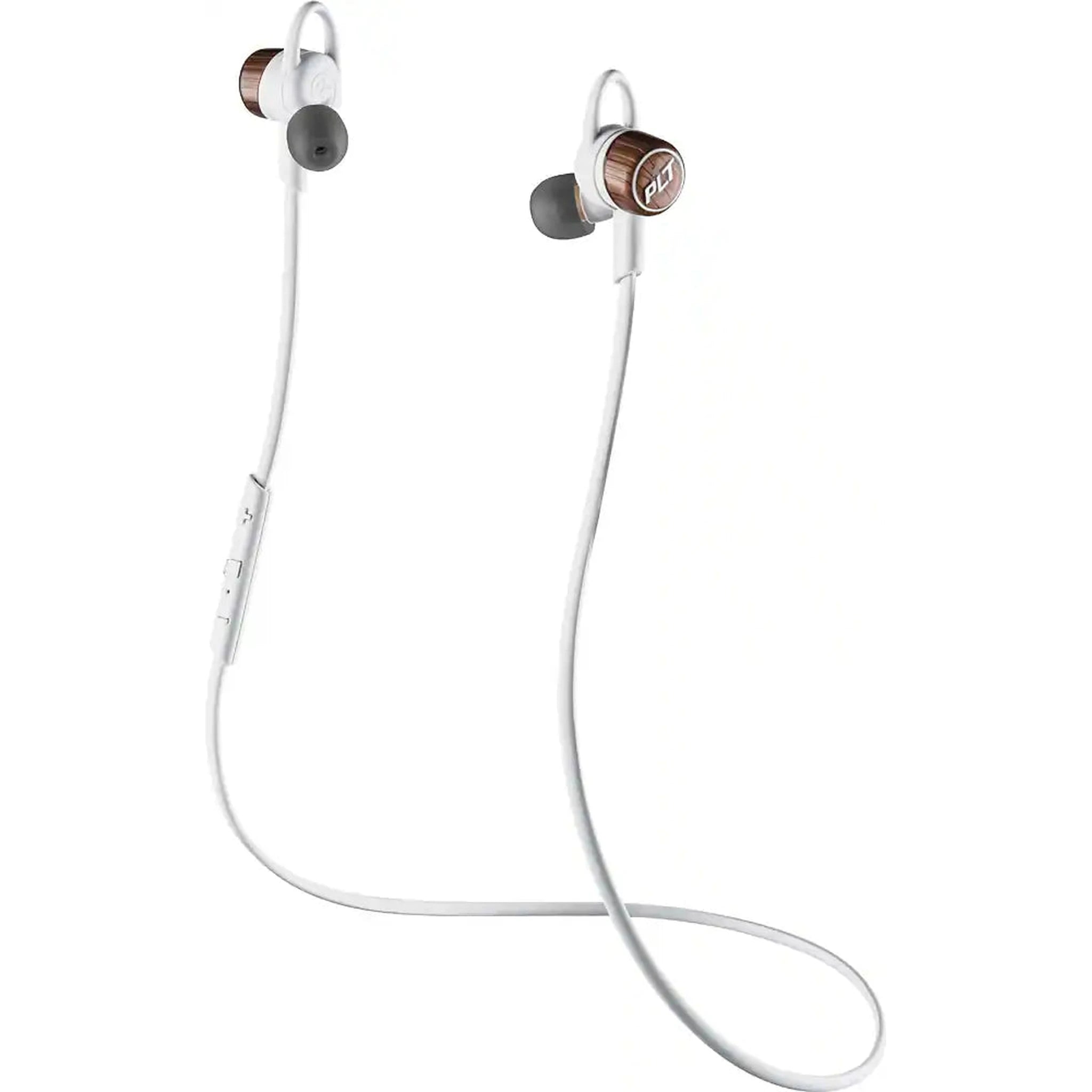 Plantronics BackBeat GO 3 Wireless Earbud Headphones White Copper 204356-63 -