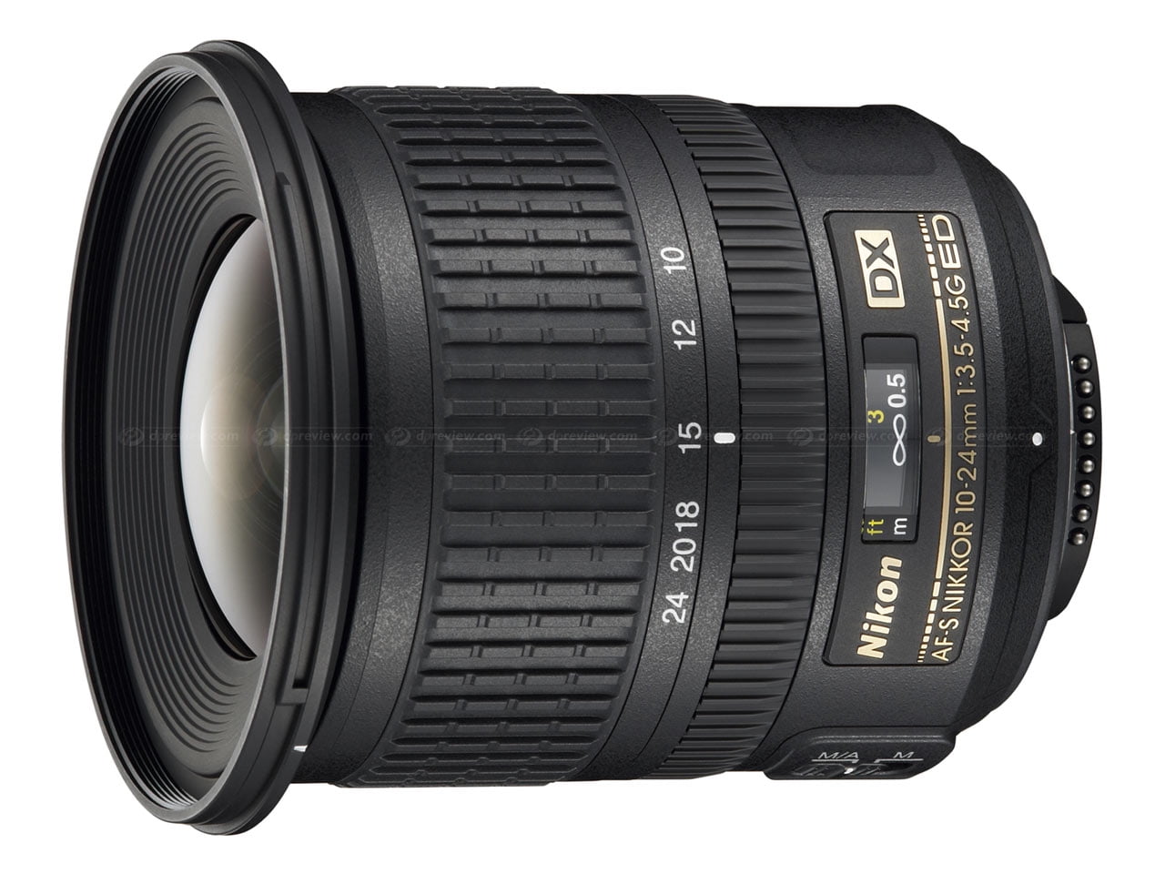 Nikon 10-24mm f/3.5/4.5G ED-IF AF-S DX Autofocus Zoom Lens for Digital SLR Cameras - International Version No Warranty