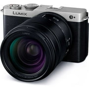 Pansonic LUMIX S9 Full Frame Camera with 28-200mm L Mount Lens, Compact Mirrorless Camera for Content Creators with Real Time LUT, Open Gate and Easy Sharing of Photos & Video Silver