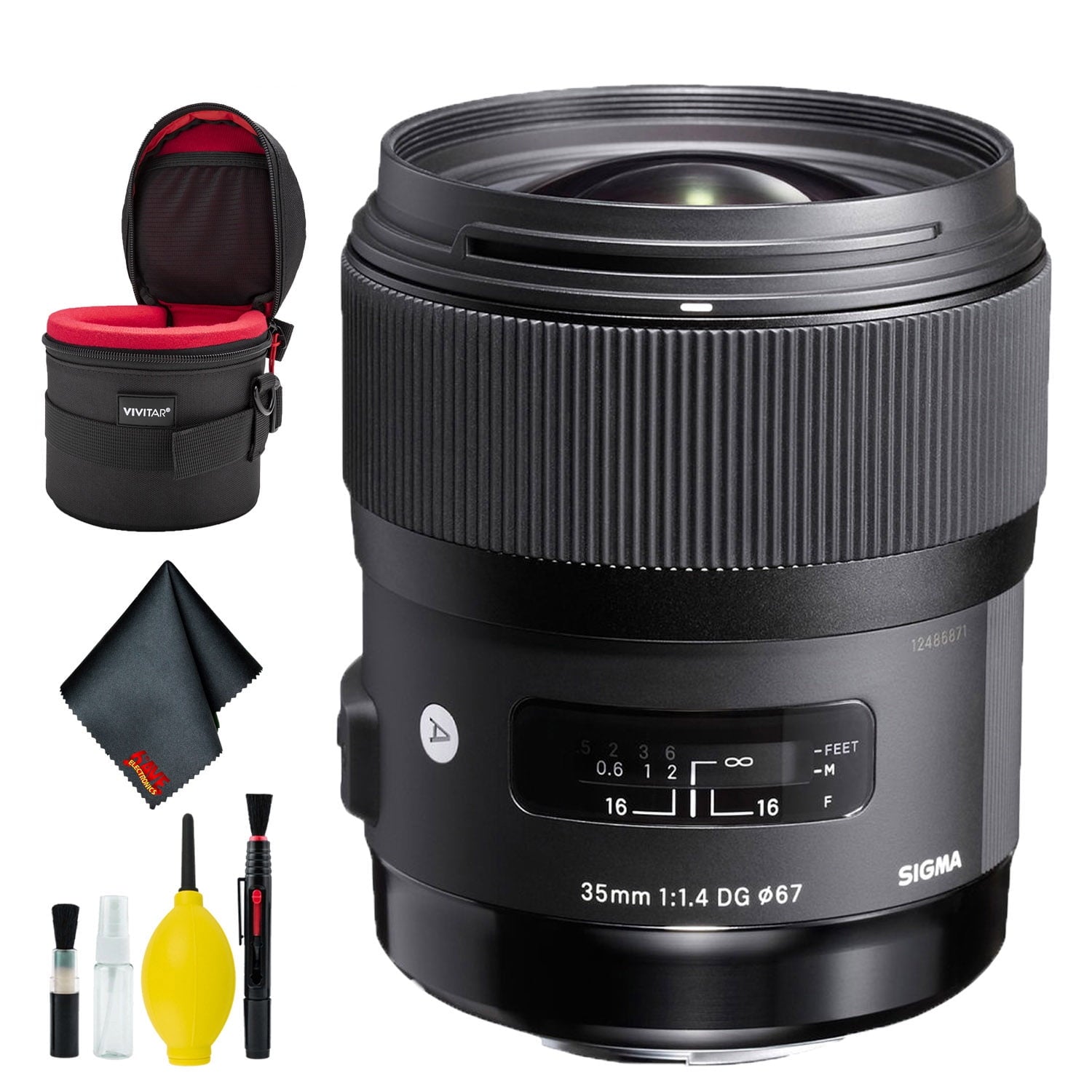 Sigma 35mm f/1.4 DG HSM Art Lens for Canon EF USA Deluxe Bundle