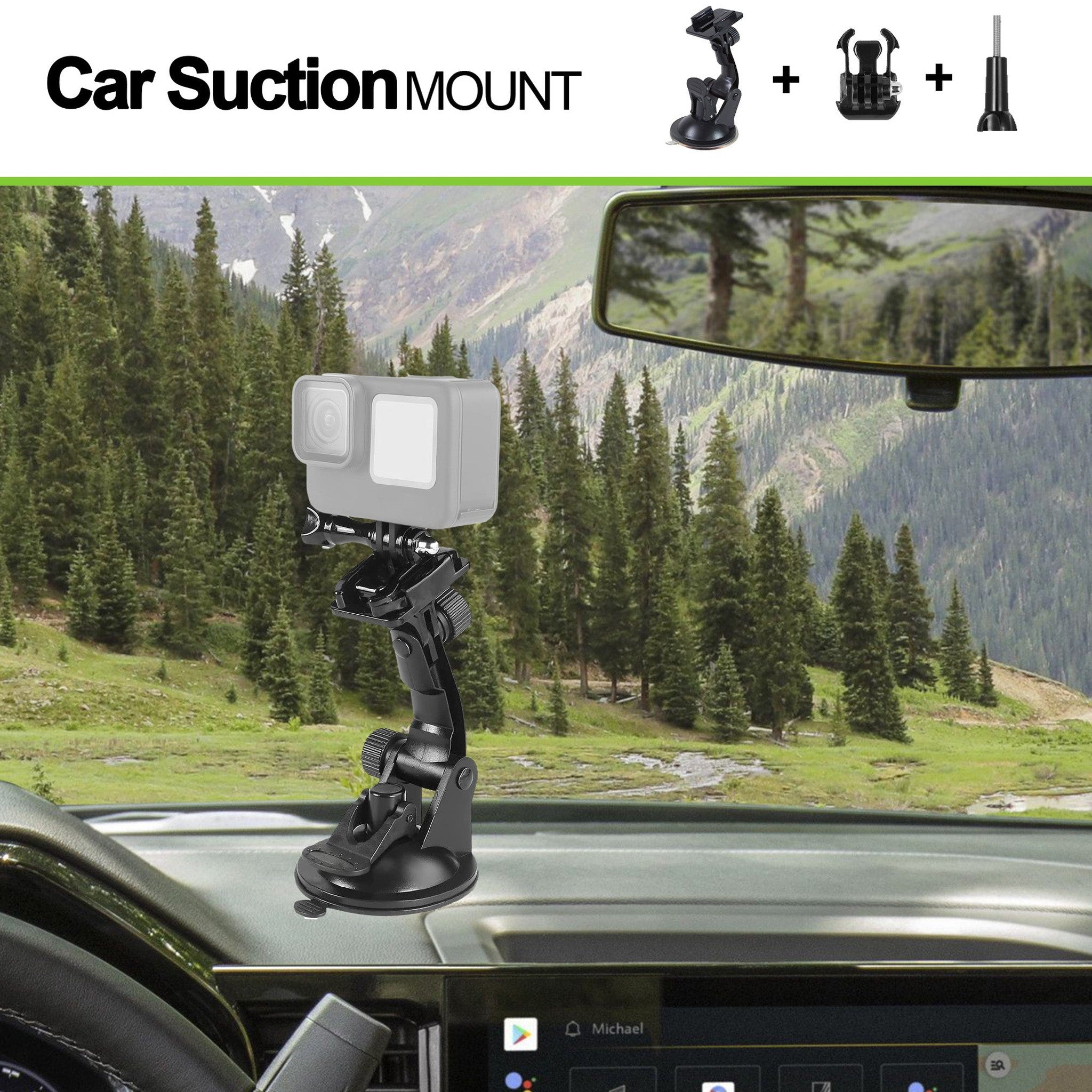 ACTIONXGEAR 120 in 1 Action Camera Accessory Kit For GoPro Bundle