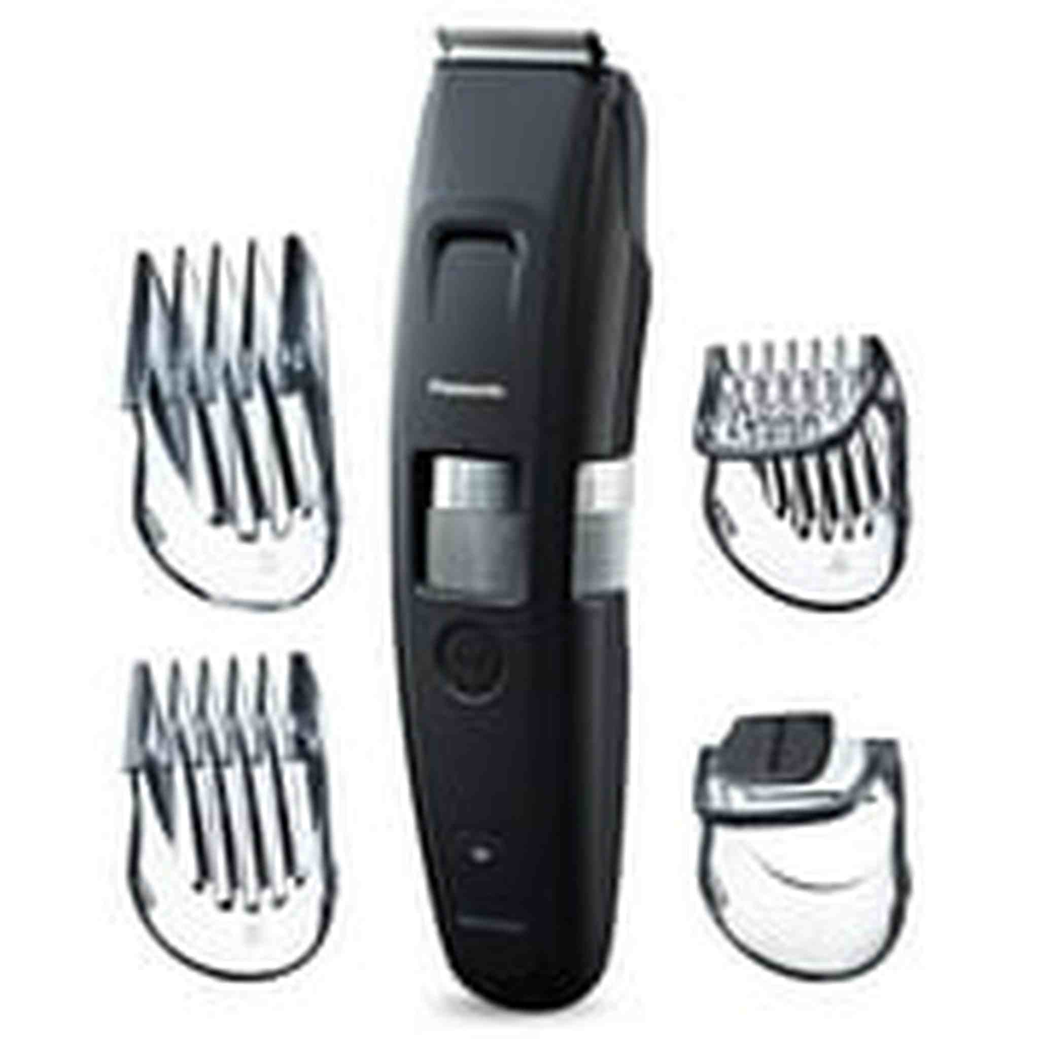 Panasonic Long Beard Trimmer for Men, 58 Length Settings and 4 Attachments for Cutting and Detailing, Cordless or Corded Operation - ER-GB96-K Black Panasonic