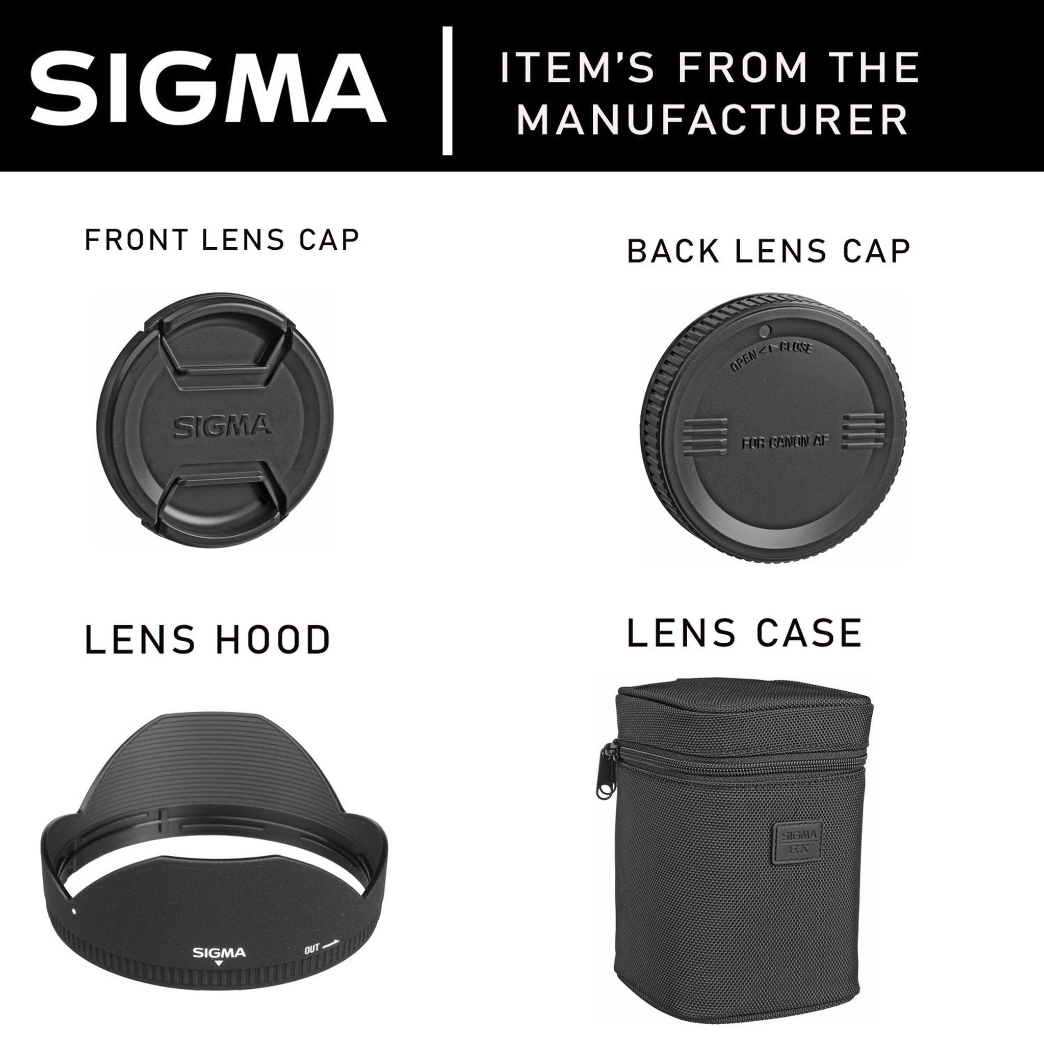 Sigma 17-50mm f/2.8 EX DC OS HSM Lens for Canon EF With Accessories