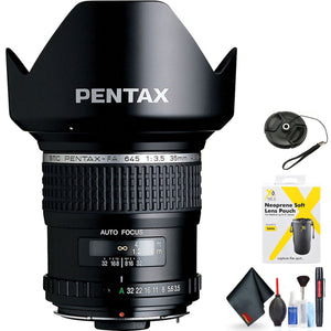Pentax smc FA 645 35mmf/3.5 AL IF Lens for Pentax 645 Mount Mount + Accessories International Model with 2 Year Warrant