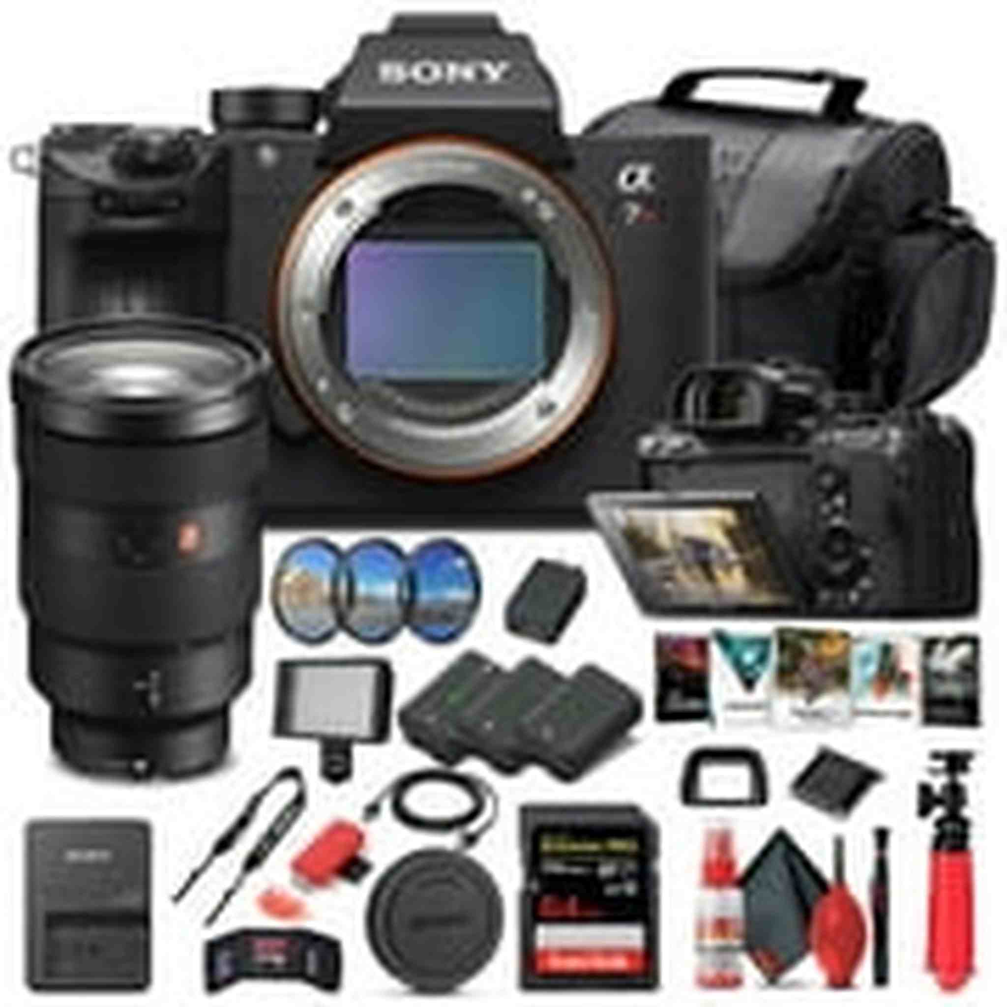 Sony Alpha a7R III Mirrorless Camera W/ Sony FE 24-70mm Lens - Advanced Bundle Sony