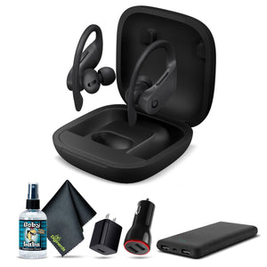 Beats by Dr. Dre Powerbeats Pro In-Ear Wireless Headphones Black Bundle with More Accessories