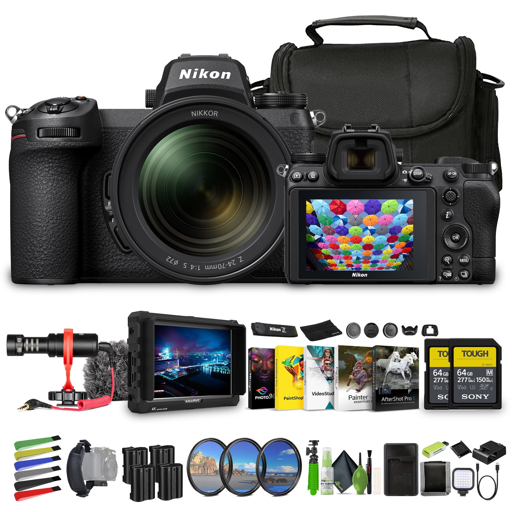 Nikon Z7 II Mirrorless Camera with NIKKOR Z 24-120mm f/4 S Lens 1653 Bundle
