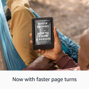 Kindle 16 GB - 2024 - Lightest and most compact Kindle, with glare-free display, faster page turns, adjustable front light, and long battery life - Black + More