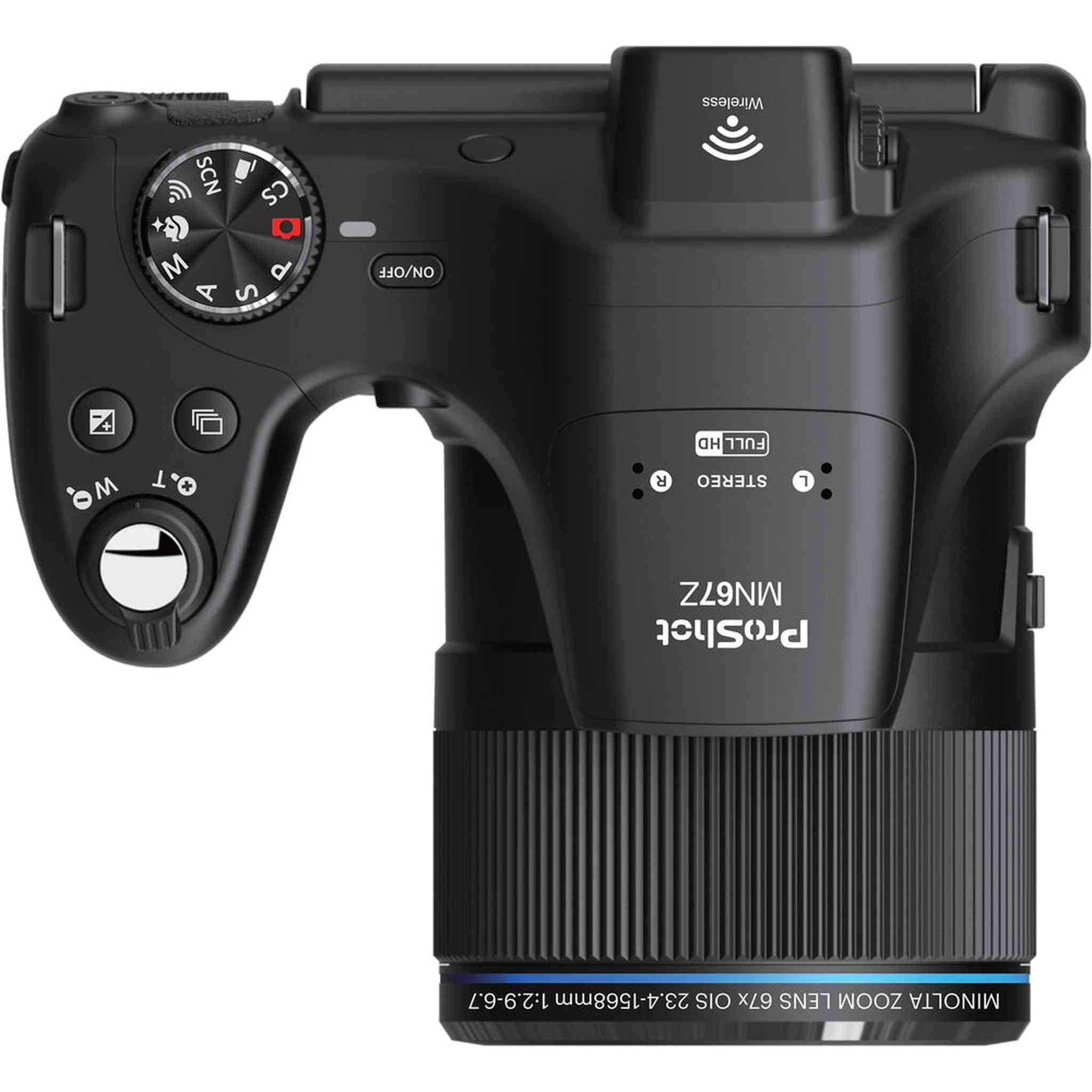 Minolta Pro Shot 20 MP HD Digital Camera with 67X Zoom, 1080P HD Video Bundle - Minolta
