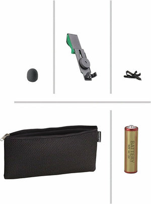 Audio-Technica Pro 70 Cardioid Lavalier Microphone, 4xAA Batteries With Charger