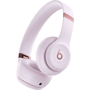 Beats by Dr. Dre Beats Solo 4 Wireless On-Ear Headphones Cloud Pink Bundle