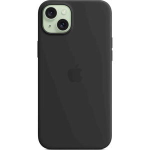 Apple iPhone 15 Plus Silicone Case - Black Bundle