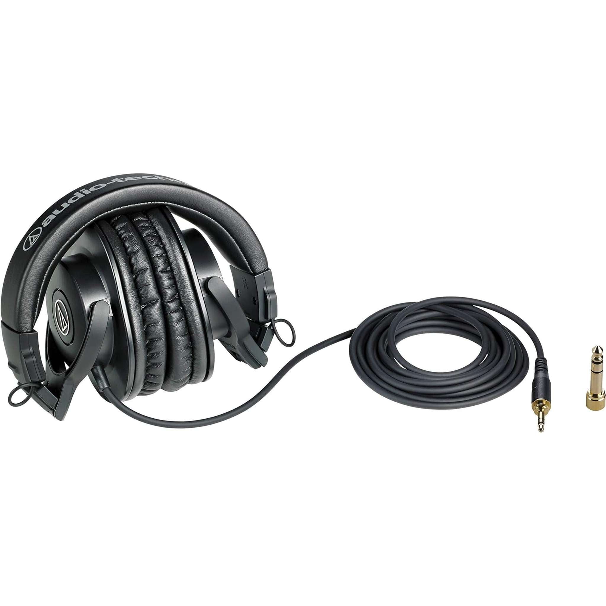 Audio-Technica ATH-M30x Professional Studio Monitor Headphones, Headphone stand
