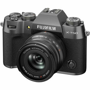 Fujifilm X-T50 Mirrorless Camera + Sigma 16mm Contemporary Lens + Accessories