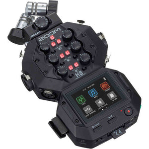 Zoom H8 12-Track Handy Audio Recorder, Extreme PRO 64GB SDXC Memory Card, Bundle