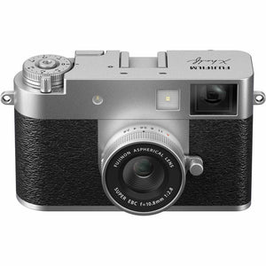 FUJIFILM X half Digital Camera Silver , SOFT CASE-SMALL, USB Card Reader,Bundle