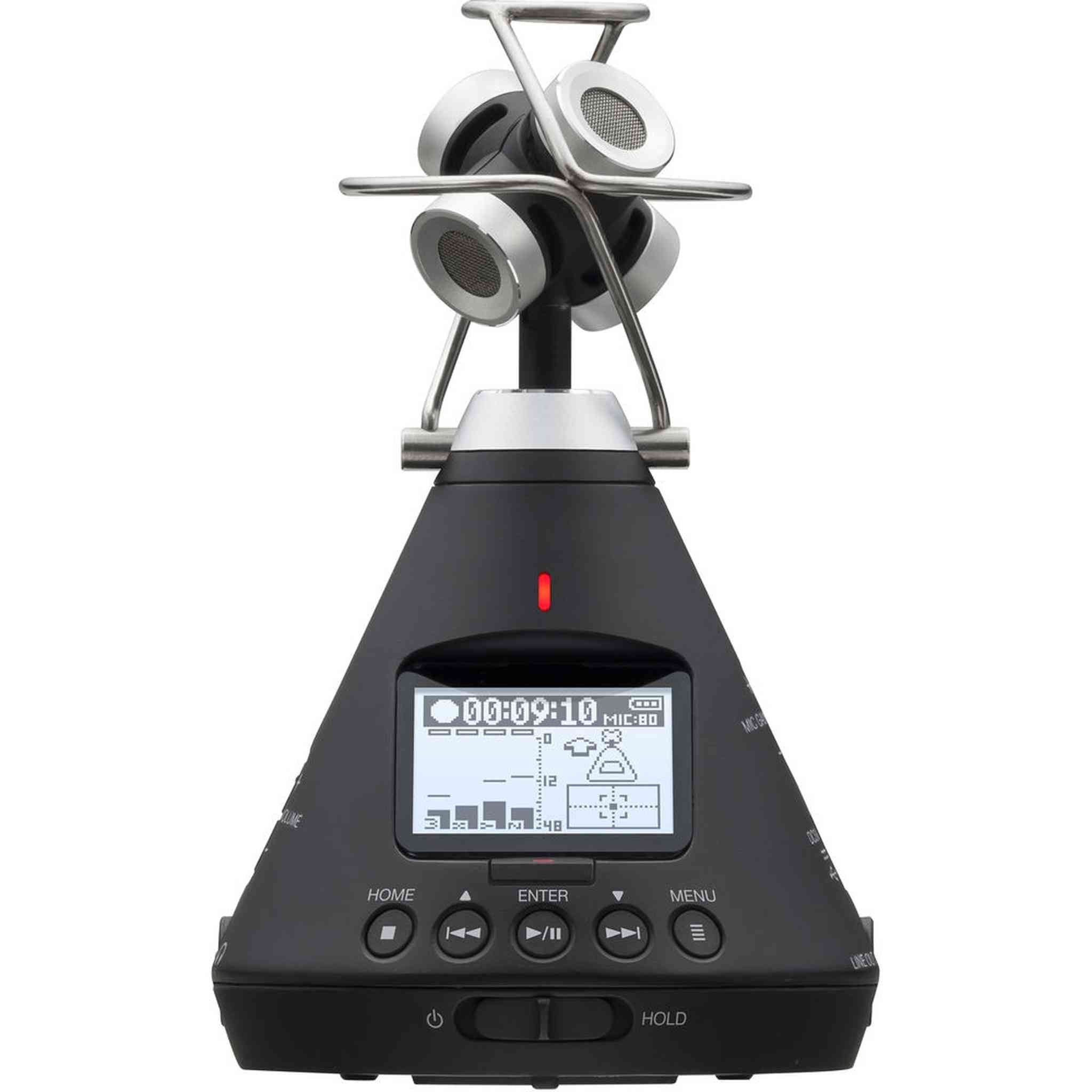 Zoom H3-VR Handy Audio Recorder with Built-In Ambisonics Mic Array Bundle