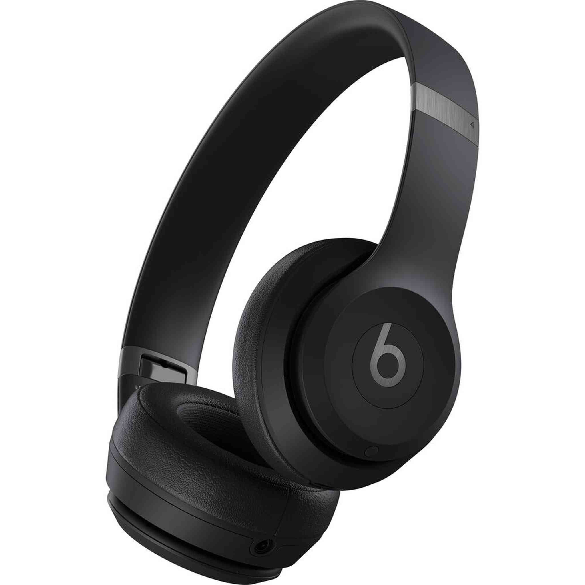 Beats by Dr. Dre Beats Solo 4 Wireless On-Ear Headphones Matte Black Bundle Beats