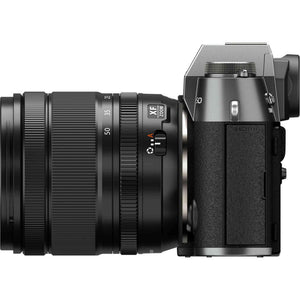 Fujifilm X-T50 Mirrorless Digital Camera XF16-50mm+Accessories - Charcoal Silver