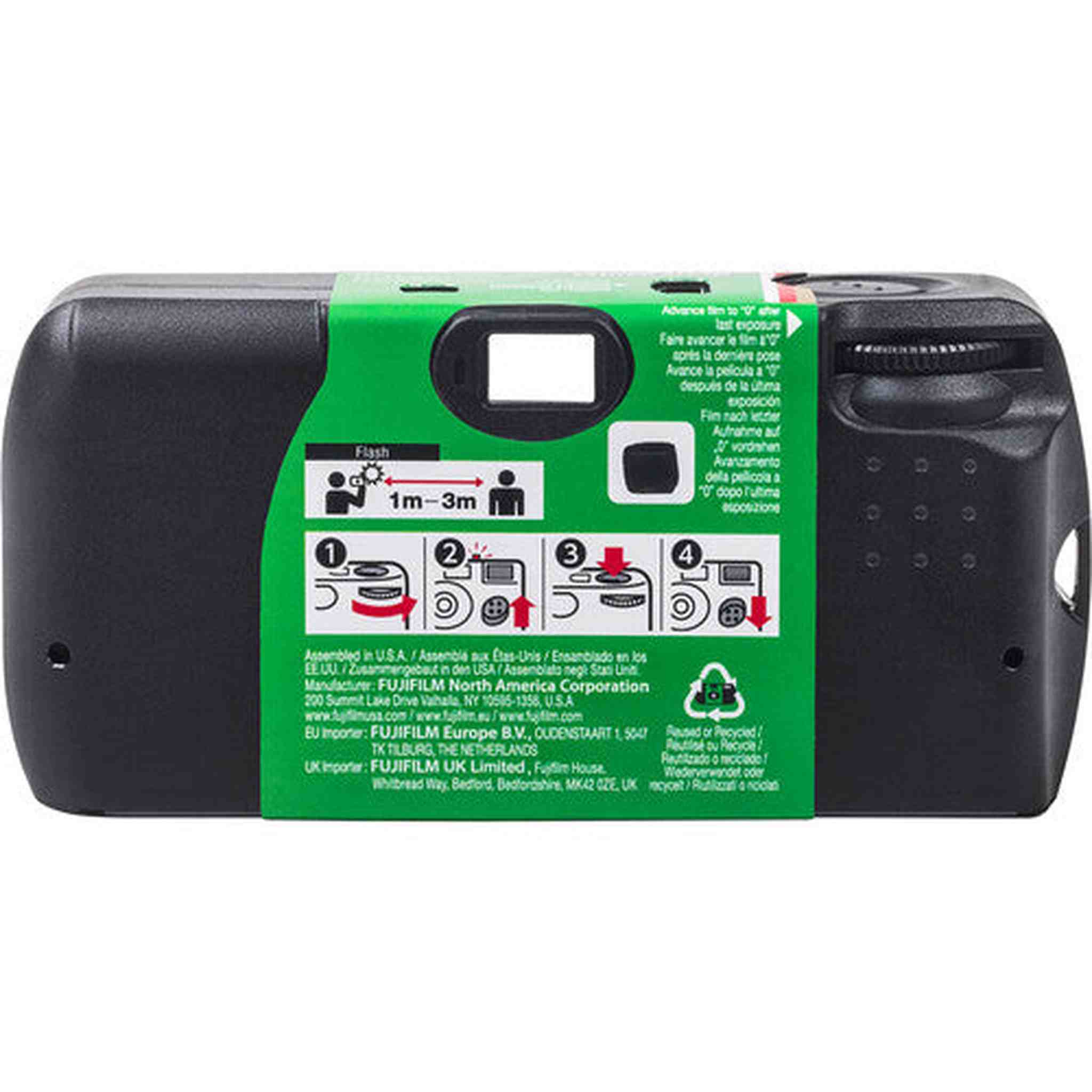 2xFUJIFILM QuickSnap Flash 400 Disposable Camera 27 Exposures , Bundle