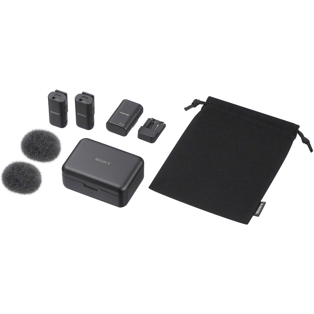 Sony ECM-W3 2-Person Wireless Mic System | Noise Reduction, Clear Audio + More