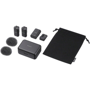 Sony ECM-W3 2-Person Wireless Mic System | Noise Reduction, Clear Audio + More