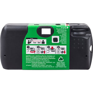 FUJIFILM QuickSnap Flash 400 Disposable Camera 27 Exposures, 2-Pack , Bundle