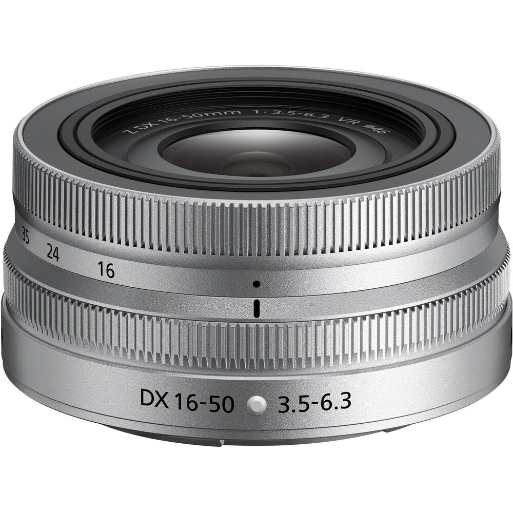 Nikon Zfc Mirrorless Camera with 16-50mm Lens Silver 1675 + FTZ II Adapter + More