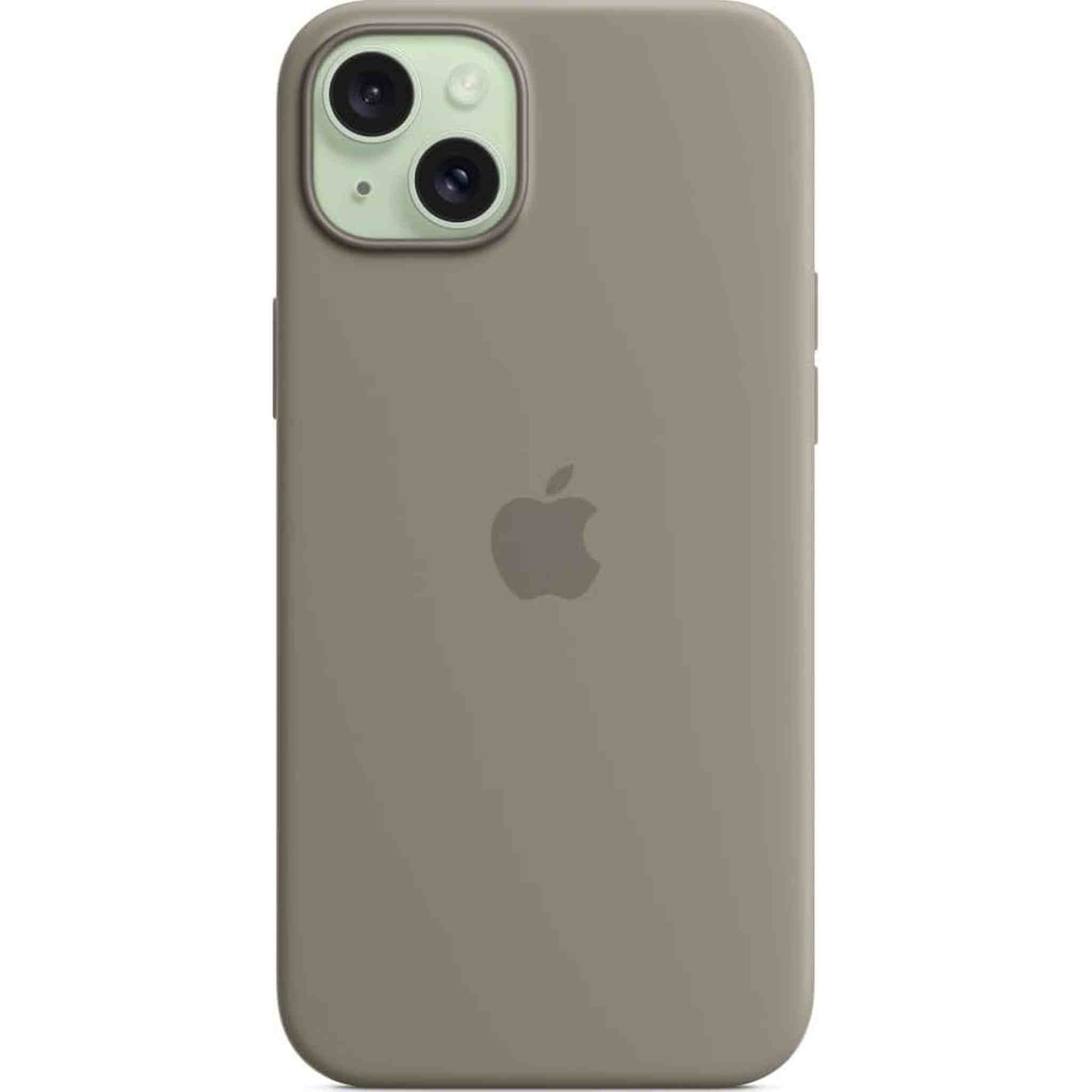 Apple iPhone 15 Plus Silicone Case - Clay Bundle