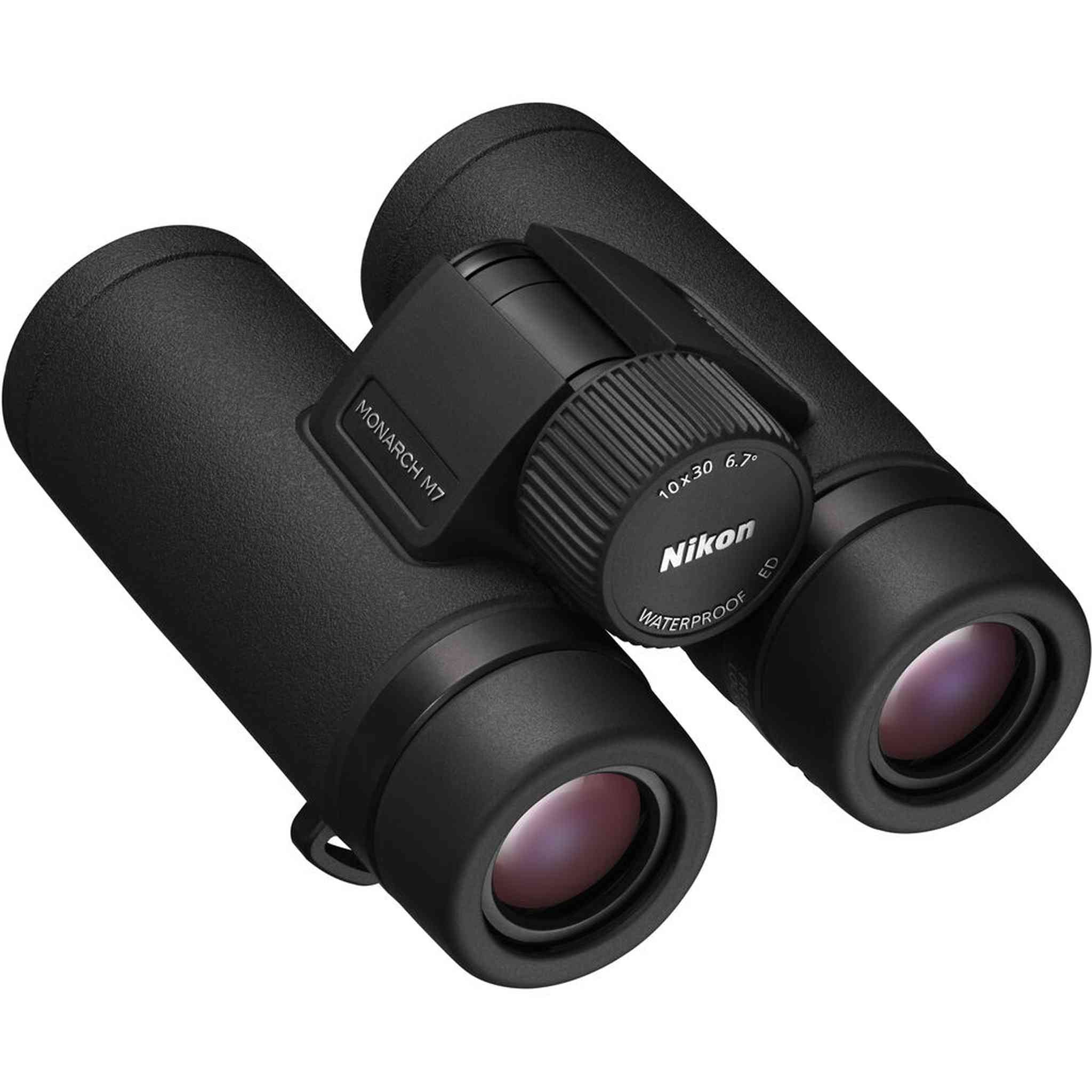 Nikon 10x30 Monarch M7 Roof Prism Waterproof, Fogproof, Lightweight Binoculars + More Nikon