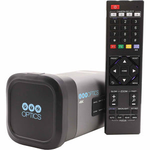 PTZOptics 4K Camera Gray | 20x Zoom, UHD60, NDI|HX2, Long-Range IP Streaming - Bundle
