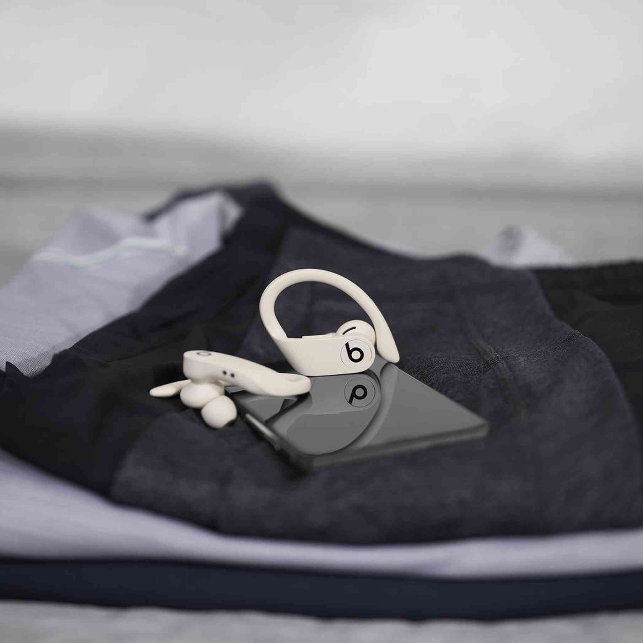 Beats by Dr. Dre Powerbeats Pro In-Ear Wireless Headphones Ivory Bundle With More Accessories Beats
