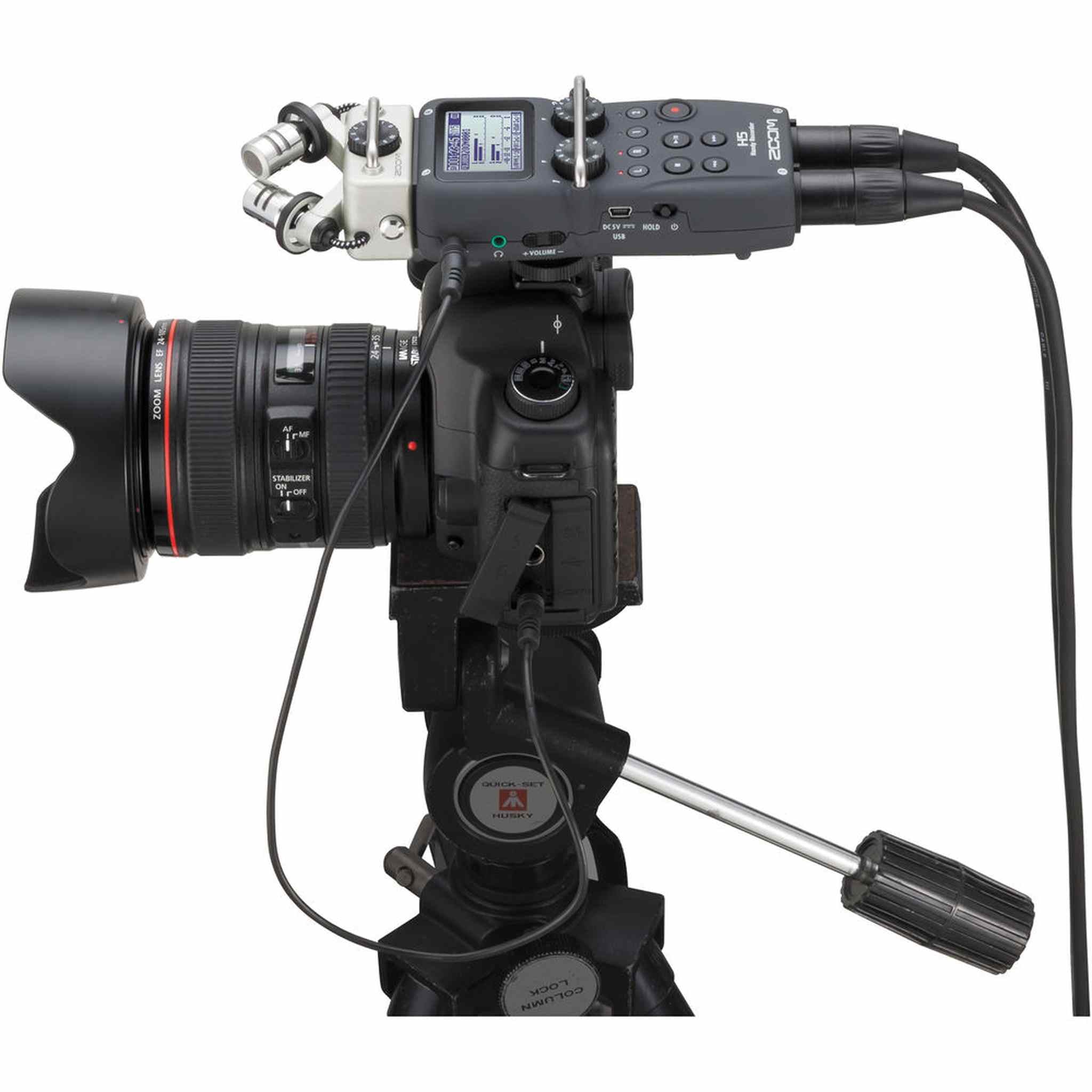 Zoom H5 4-Track Portable Recorder for Audio for Video, Music, and Podcasting, Stereo Microphones, 2 XLR/TRS Inputs, USB Audio Interface, Battery Powered