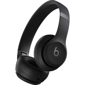 Beats Solo 4 Wireless On-Ear Headphones Matte Black Bundle With Accessories Beats