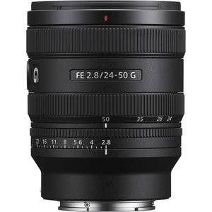 Sony FE 24-50mm f/2.8 G Lens Sony E SEL2450G + Filter Kit + Lens Pouch + More Bundle International Version