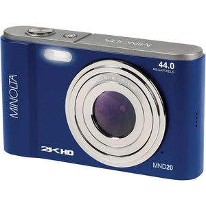Minolta MND20 44 MP / 2.7K Ultra HD Digital Camera Blue Minolta