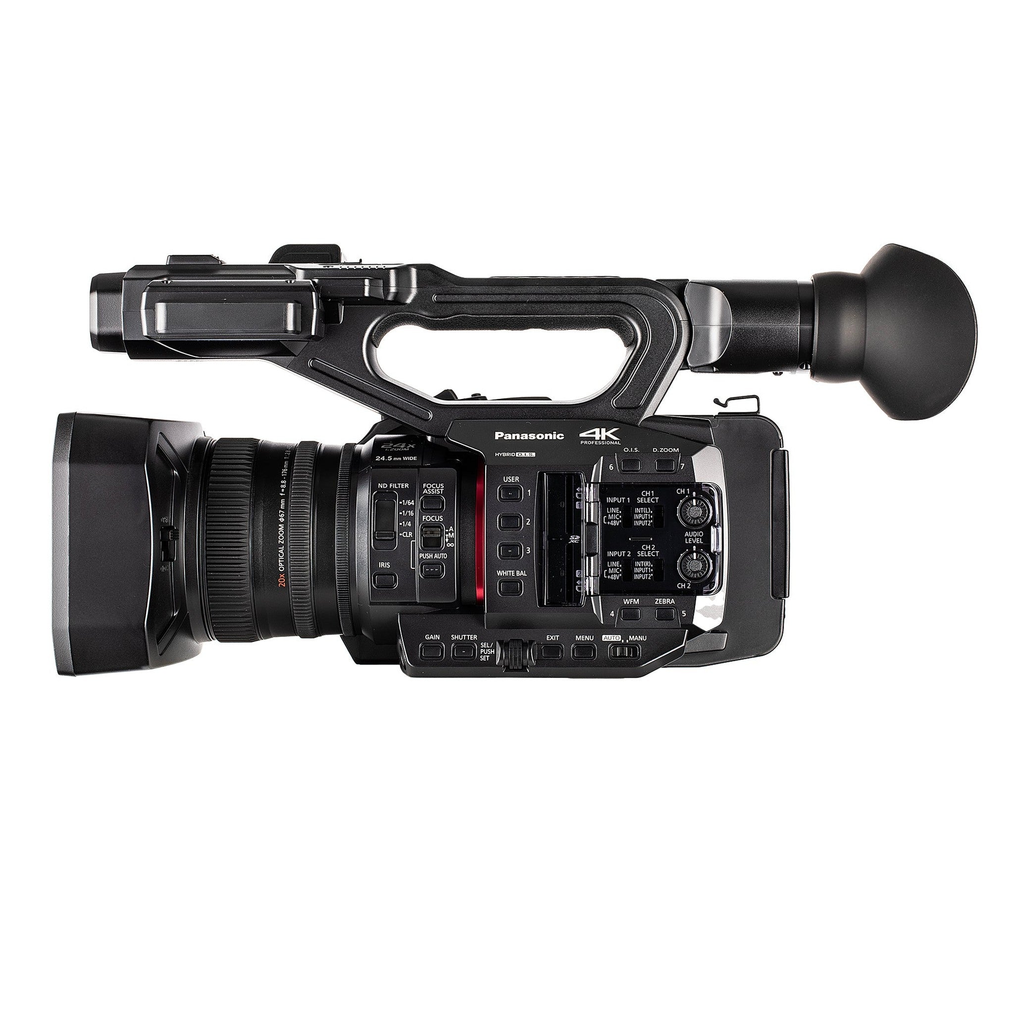 Panasonic AG-X20ED / HC-X20 UHD 4K Camcorder, Pro Video Camera 20x Zoom+ 2x 64GB Memory Card