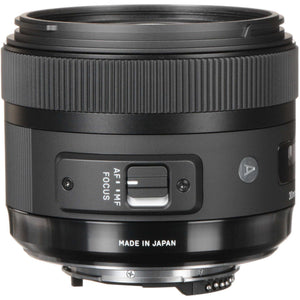 Sigma 30mm f/1.4 DC HSM Art Lens for Nikon Bundle