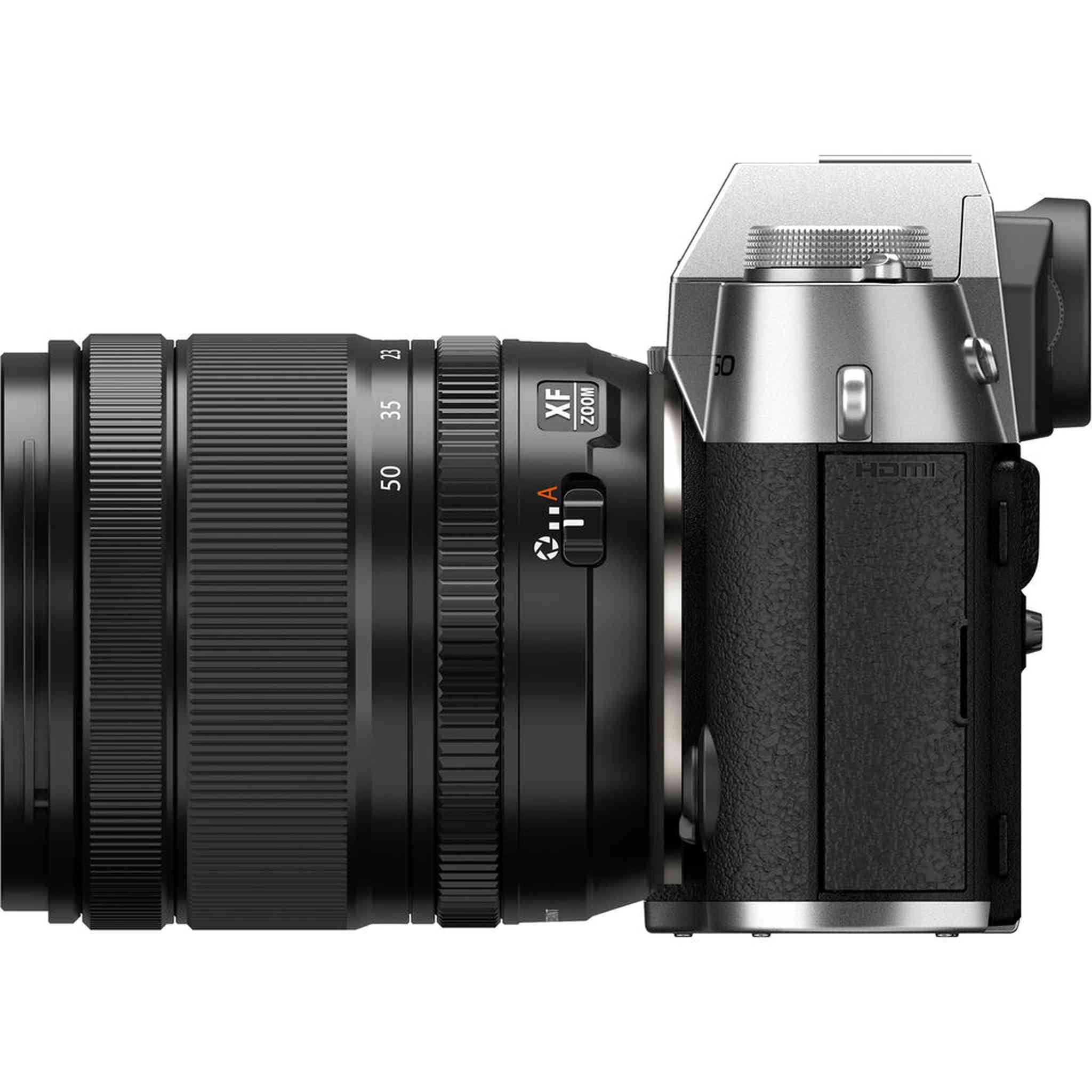 Fujifilm X-T50 Mirrorless Digital Camera XF16-50mm + Accessories - Silver