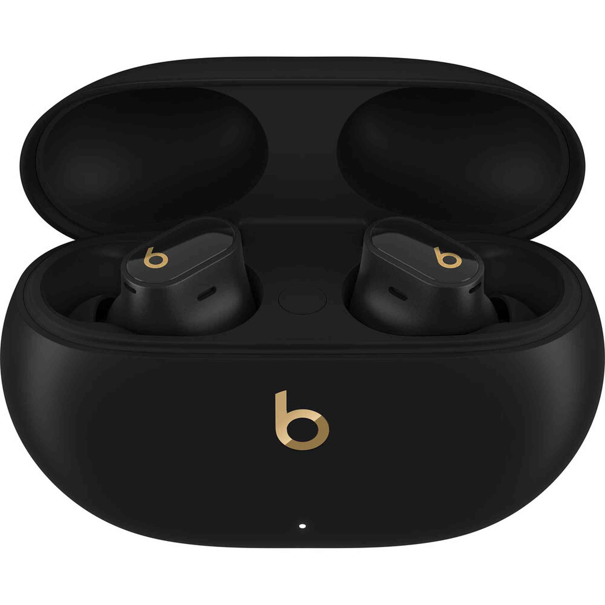 Beats by Dr. Dre Studio Buds+ Noise Canceling True Wireless In-Ear Headphones Black and Gold Bundle with Accessories