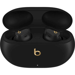 Beats by Dr. Dre Studio Buds+ Noise Canceling True Wireless In-Ear Headphones Black and Gold Bundle with Accessories