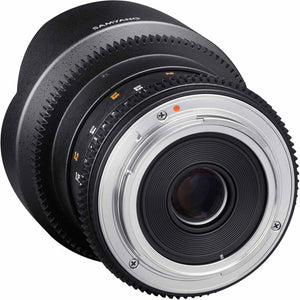 Samyang SYDS14M-S VDSLR II A mount 14mm T3.1 Wide-Angle Cine Lens for Sony Alpha Cameras Samyang