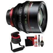 Canon CN-E 135mm T2.2 L F Cinema Prime Lens EF Mount Professional Filmmaker Bundle