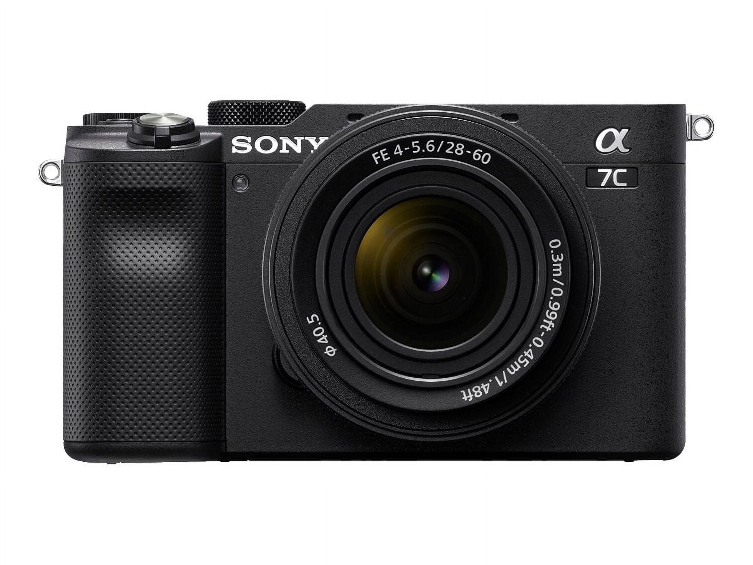 Sony Alpha 7C Full-Frame Compact Mirrorless Camera Kit - Black (ILCE7CL/B)