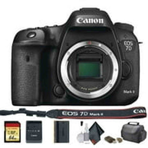 Canon EOS 7D Mark II DSLR Camera International Model 9128B002 - Starter Bundle