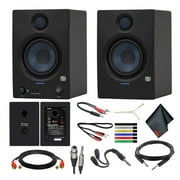 PreSonus Eris 4.5BT Bluetooth Studio Monitors Speakers, Pair Bundle