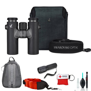 Swarovski 8x30 CL Binocular Anthracite, Wild Nature Pack - with Backpack -