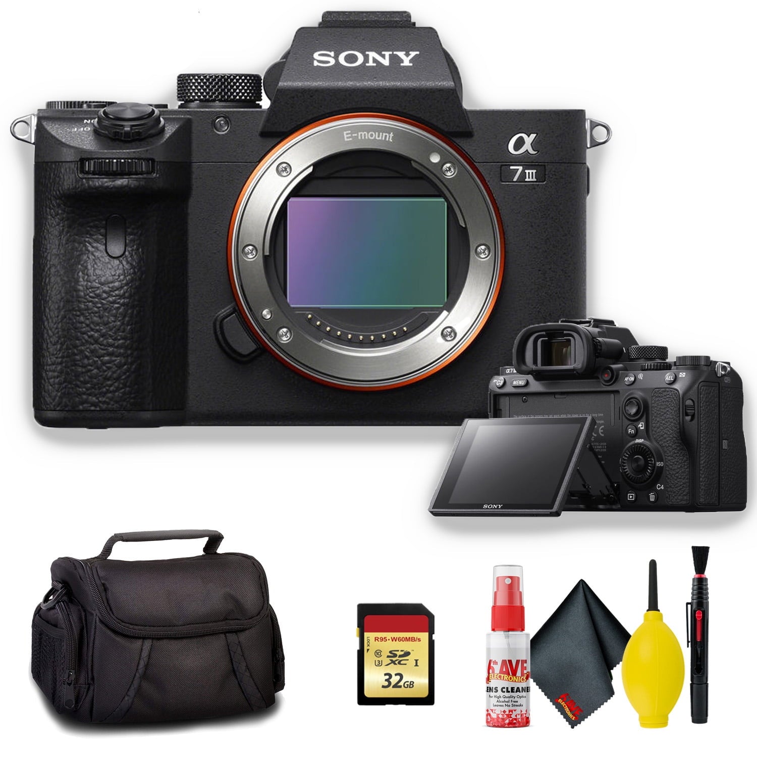 Sony Alpha a7 III Mirrorless Digital Camera Body Only - Kit Bundle